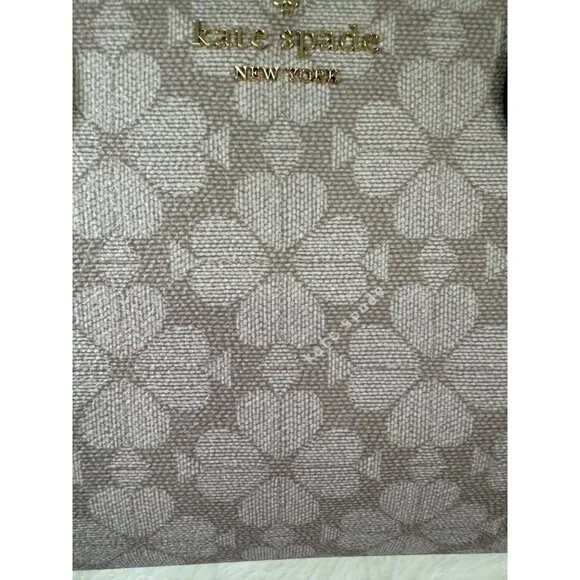 KATE SPADE Signature Spade Flower Pv Large Duffle Crossbody Tote Bag Travel